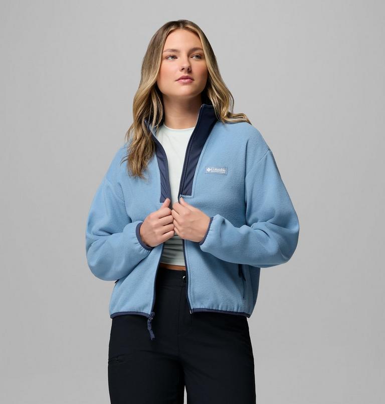 Women's Sequoia Grove II Fleece Jacket, Color: Rainy Day, Nocturnal, image 5