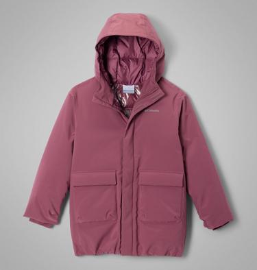 Parka impermeable Highland Haven para j&oacute;venes, Color: Antique Mauve, image 1