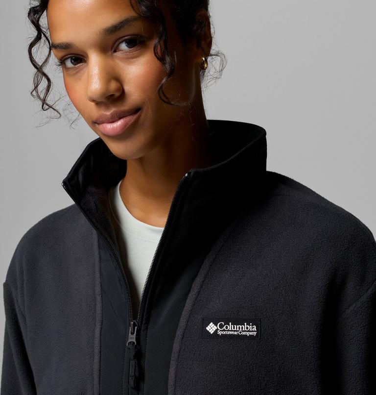 Women&rsquo;s Sequoia Grove II Half Zip Fleece, Color: Black, image 5