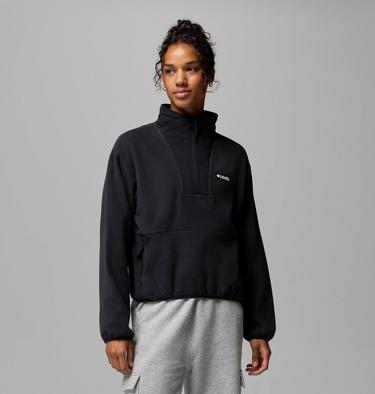 Women&rsquo;s Sequoia Grove II Half Zip Fleece, Color: Black, image 1
