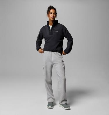 Women&rsquo;s Sequoia Grove II Half Zip Fleece, Color: Black, image 2