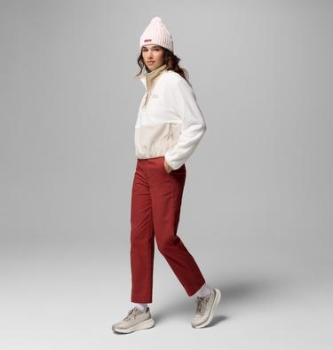 Women&rsquo;s Sequoia Grove II Half Zip Fleece, Color: Sea Salt, Ancient Fossil, Dark Stone, image 6