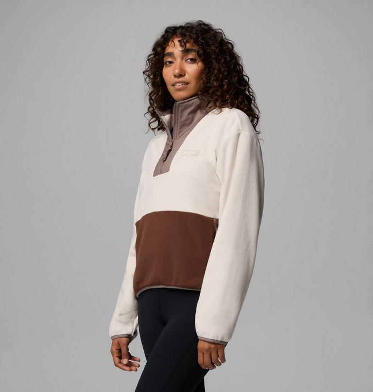 Women&rsquo;s Sequoia Grove II Half Zip Fleece, Color: Dark Stone, Tobacco, Iron, image 4