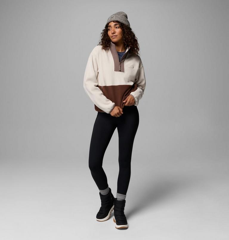 Women&rsquo;s Sequoia Grove II Half Zip Fleece, Color: Dark Stone, Tobacco, Iron, image 2