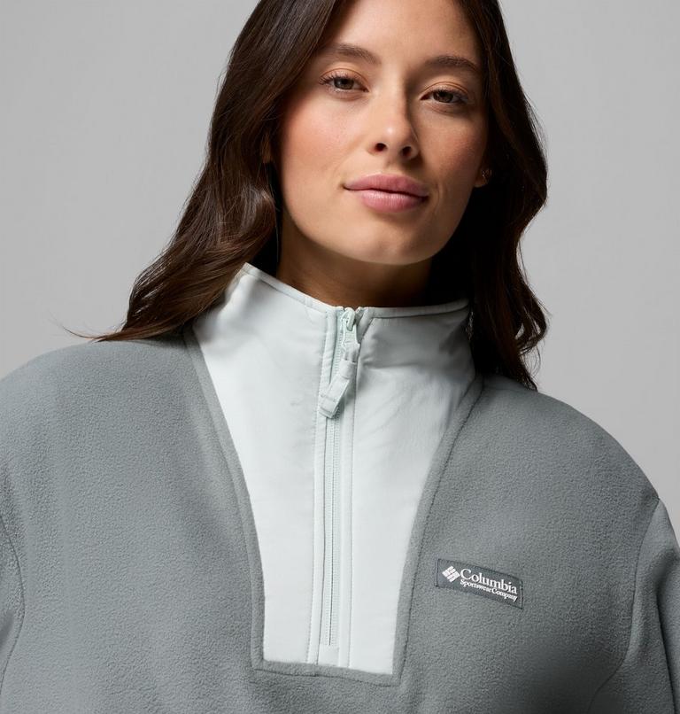 Women&rsquo;s Sequoia Grove II Half Zip Fleece, Color: Sedona Sage, Greenscape, Tea Light, image 5