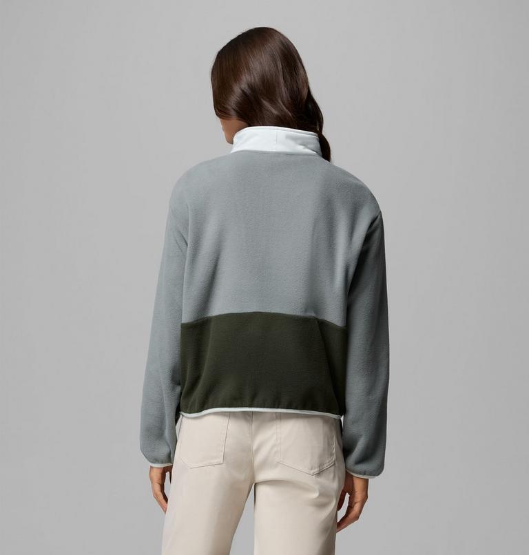 Women&rsquo;s Sequoia Grove II Half Zip Fleece, Color: Sedona Sage, Greenscape, Tea Light, image 3