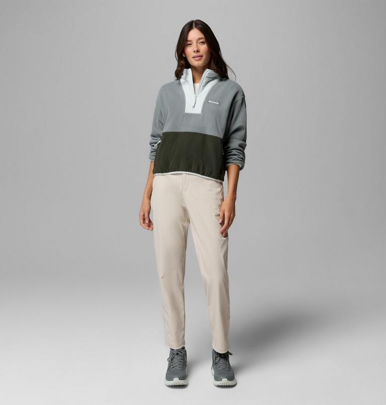 Women&rsquo;s Sequoia Grove II Half Zip Fleece, Color: Sedona Sage, Greenscape, Tea Light, image 2