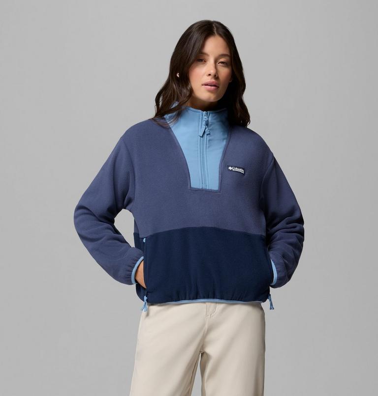 Pile con cerniera a met&agrave; lunghezza Sequoia Grove II da donna, Color: Nocturnal, Collegiate Navy, Rainy Day, image 1