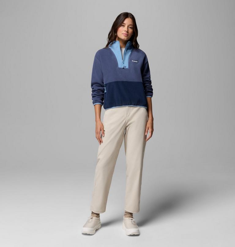 Pile con cerniera a met&agrave; lunghezza Sequoia Grove II da donna, Color: Nocturnal, Collegiate Navy, Rainy Day, image 2