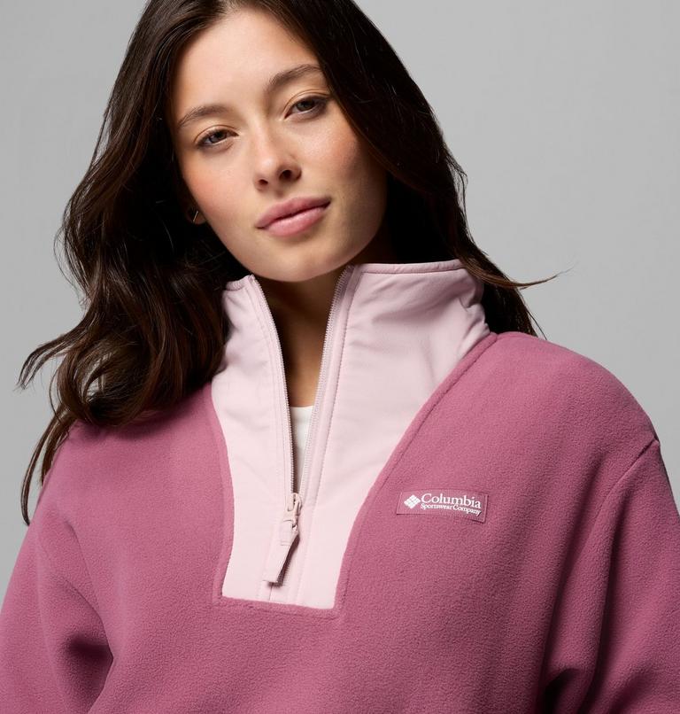 Polaire Semi-zipp&eacute;e Sequoia Grove II Femme, Color: Antique Mauve, Moonvista, Mineral Pink, image 5