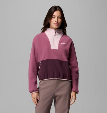 Polaire Semi-zipp&eacute;e Sequoia Grove II Femme, Color: Antique Mauve, Moonvista, Mineral Pink, image 1