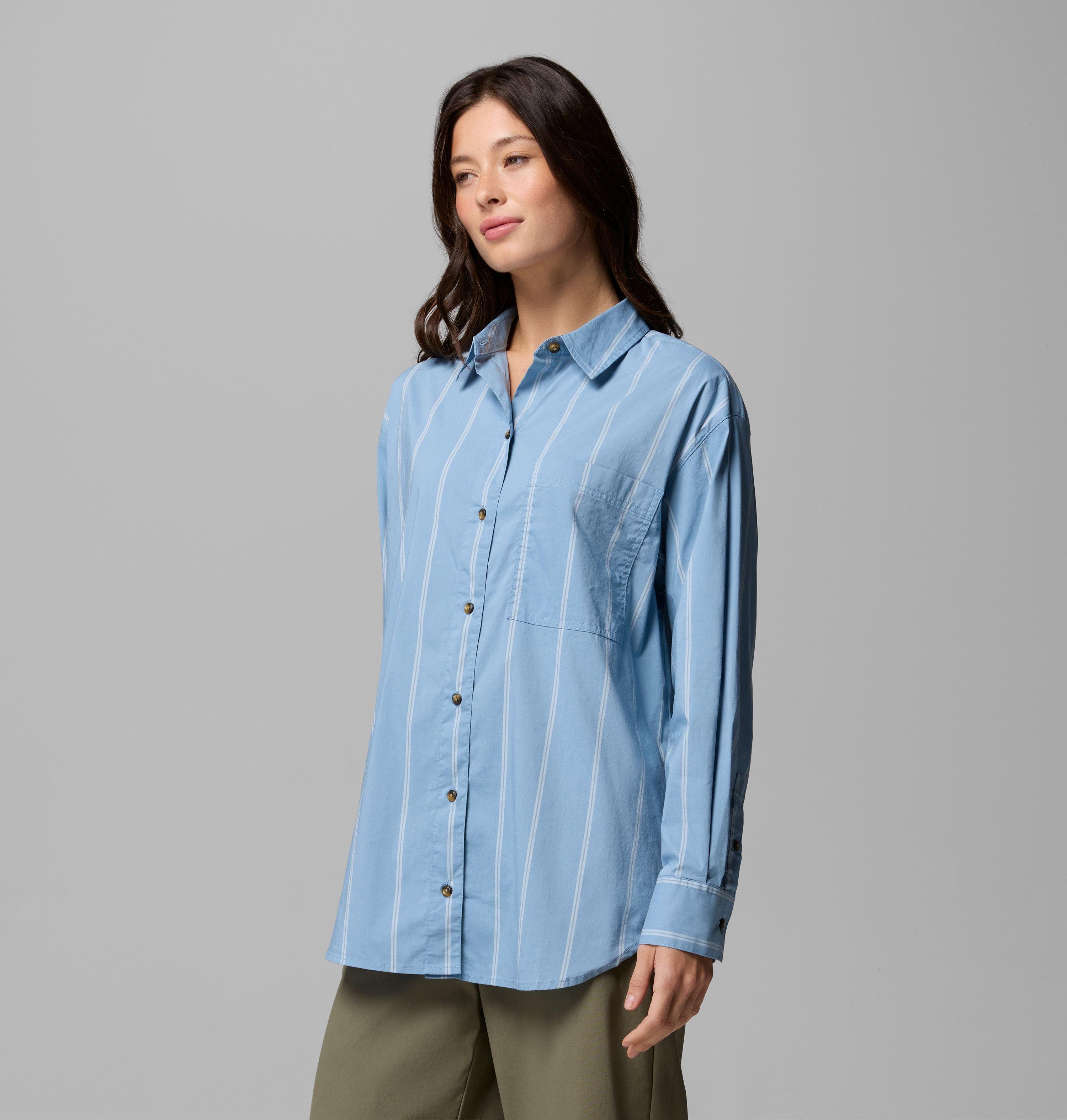 Women's Bijou Hills Oversized Long Sleeve Woven Shirt 4