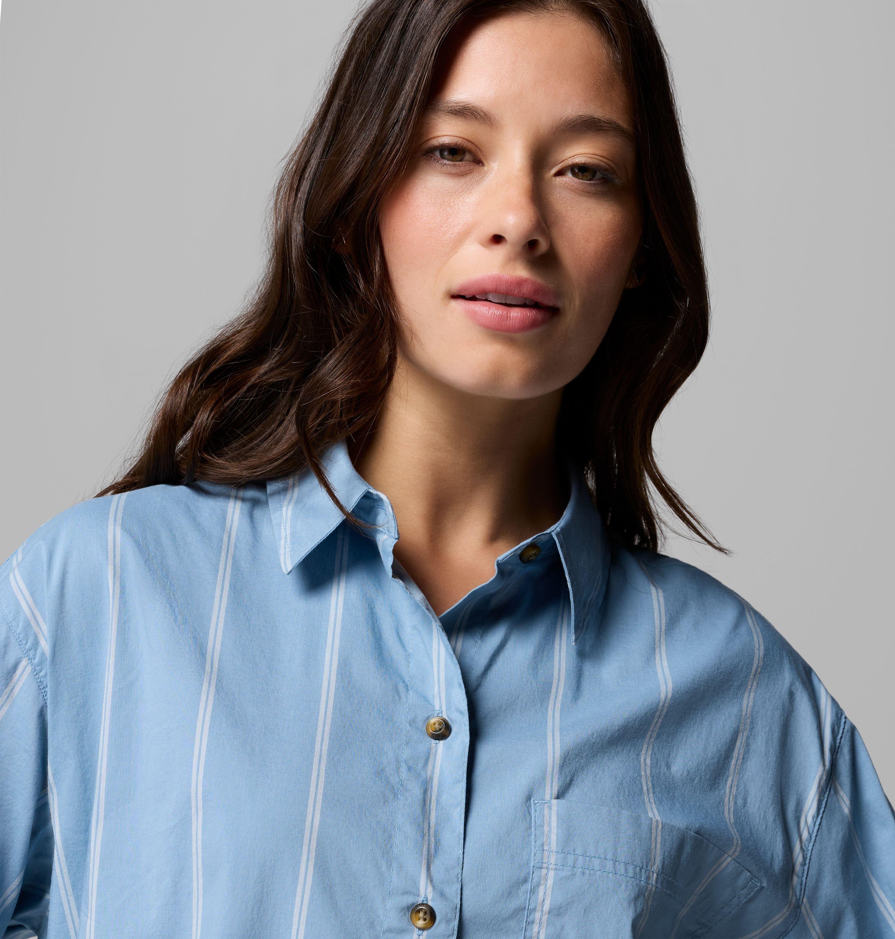Women's Bijou Hills Oversized Long Sleeve Woven Shirt 5