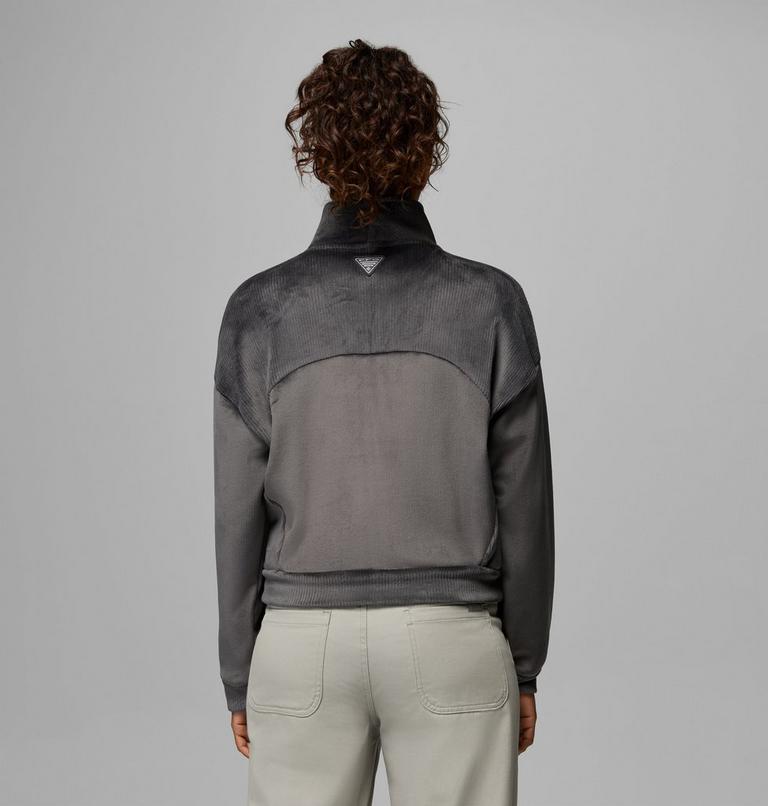 Women's PFG Open Water Fleece Jacket, Color: Shark, image 3