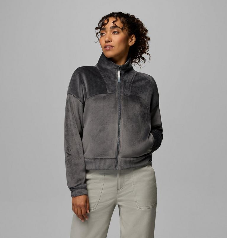 Women's PFG Open Water Fleece Jacket, Color: Shark, image 1