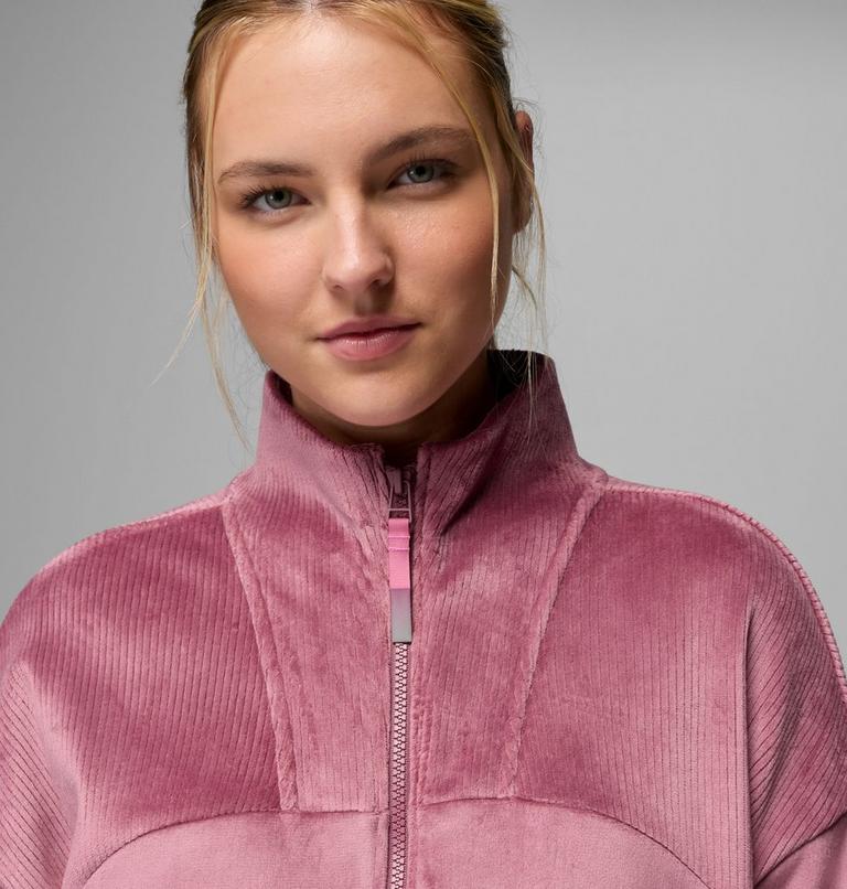 Women's PFG Open Water Fleece Jacket, Color: Antique Mauve, image 5
