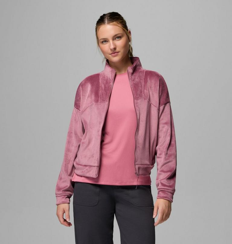 Women's PFG Open Water Fleece Jacket, Color: Antique Mauve, image 7