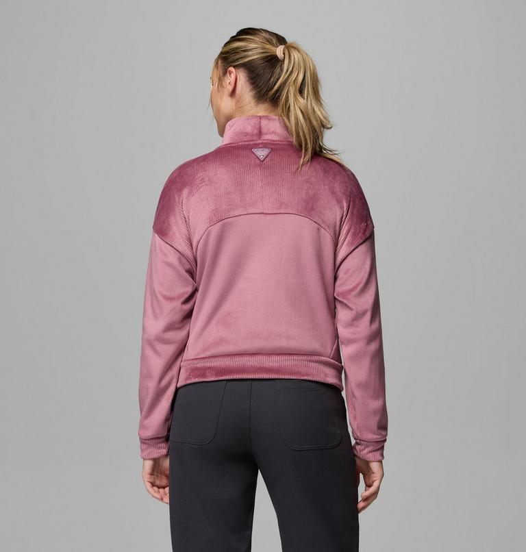 Women's PFG Open Water Fleece Jacket, Color: Antique Mauve, image 3