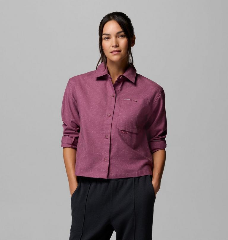 Chemise PFG Open Water Femme, Color: Antique Mauve, image 5
