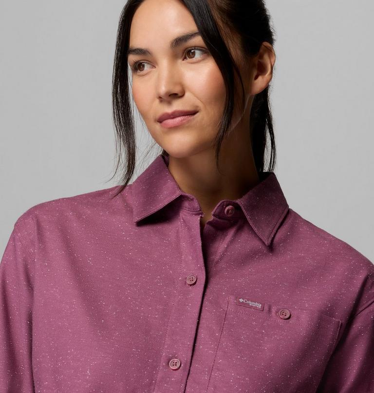 Chemise PFG Open Water Femme, Color: Antique Mauve, image 6