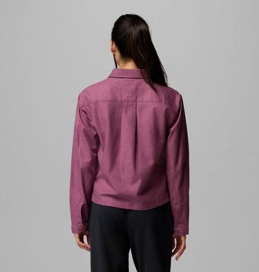 Chemise PFG Open Water Femme, Color: Antique Mauve, image 3