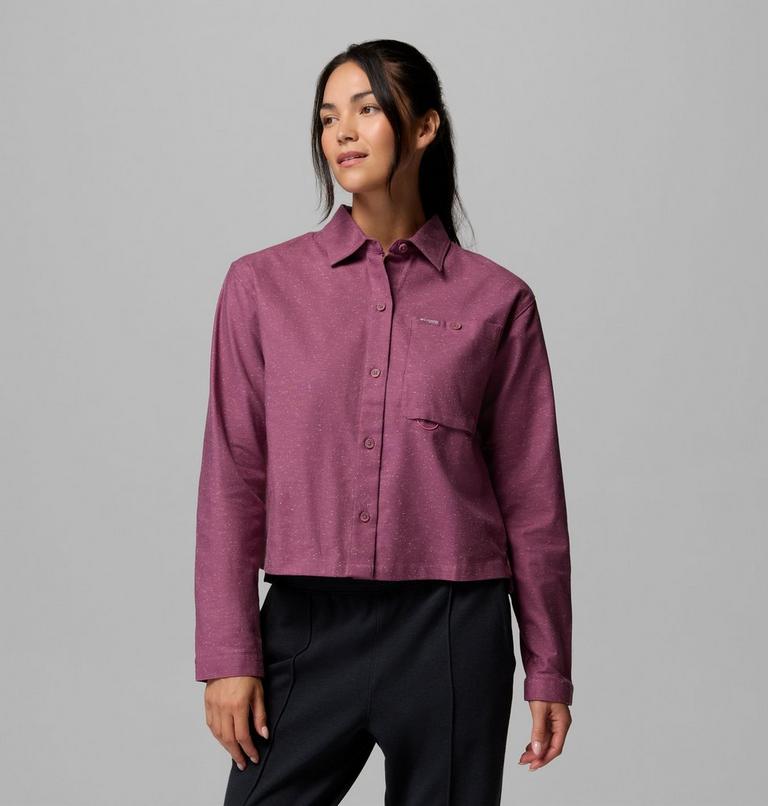 Chemise PFG Open Water Femme, Color: Antique Mauve, image 1