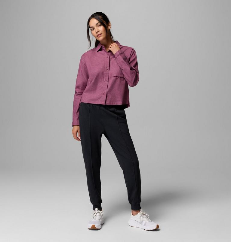 Chemise PFG Open Water Femme, Color: Antique Mauve, image 2