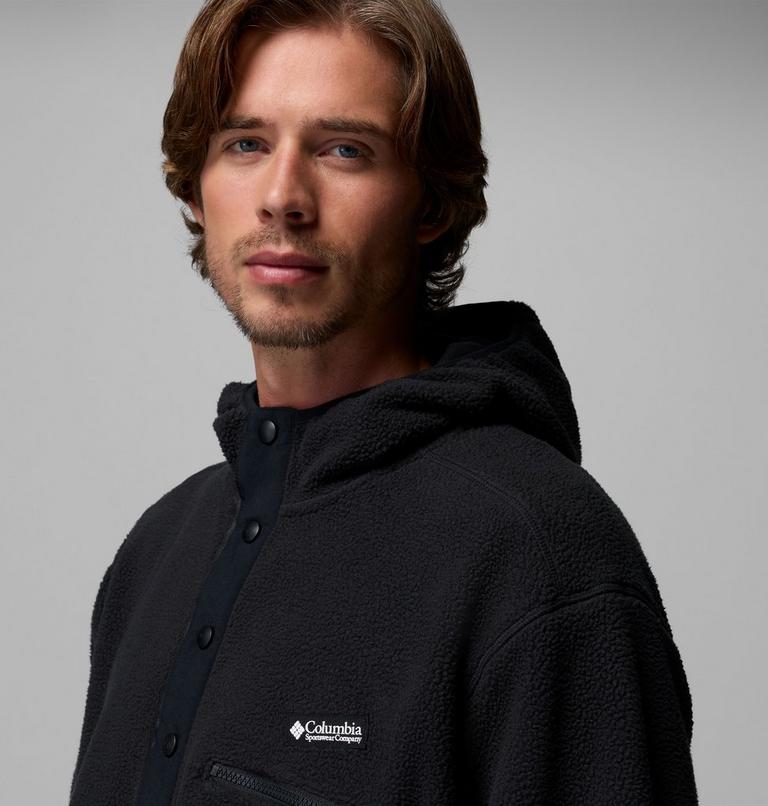 Men's Helvetia II Sherpa Fleece Hoodie, Color: Black, image 5