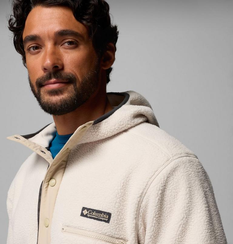 Men's Helvetia II Sherpa Fleece Hoodie, Color: Dark Stone, image 5