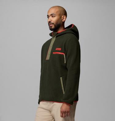 Hoodie en Polaire Sherpa Helvetia II Homme, Color: Greenscape, image 4