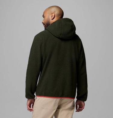 Hoodie en Polaire Sherpa Helvetia II Homme, Color: Greenscape, image 3