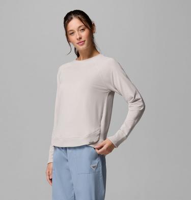 Sweat-shirt PFG Open Water Essential Femme, Color: Light Cloud, image 12