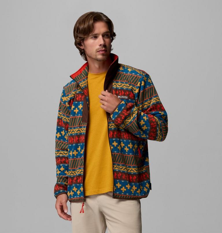 Veste Polaire Imprim&eacute;e Sequoia Grove II Homme, Color: Teak Brown Wizard Island, image 5