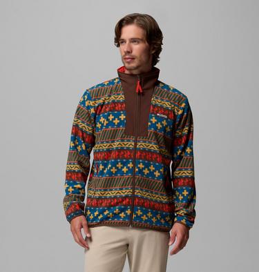 Veste Polaire Imprim&eacute;e Sequoia Grove II Homme, Color: Teak Brown Wizard Island, image 13