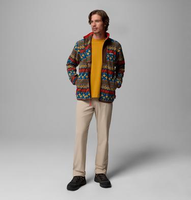 Veste Polaire Imprim&eacute;e Sequoia Grove II Homme, Color: Teak Brown Wizard Island, image 14