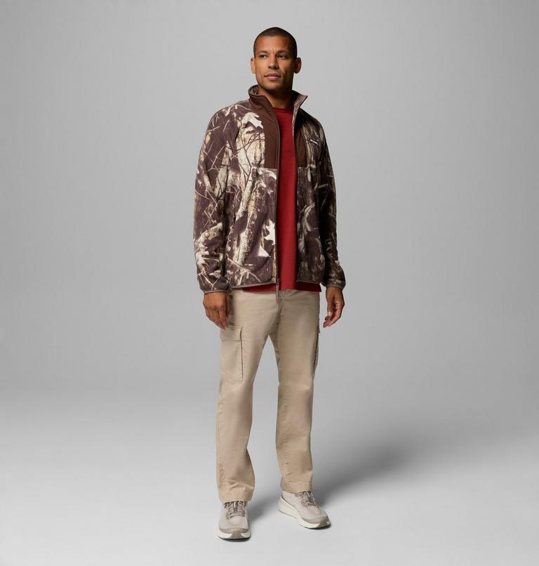 Veste Polaire Imprim&eacute;e Sequoia Grove II Homme, Color: Iron Timberwolf, image 2