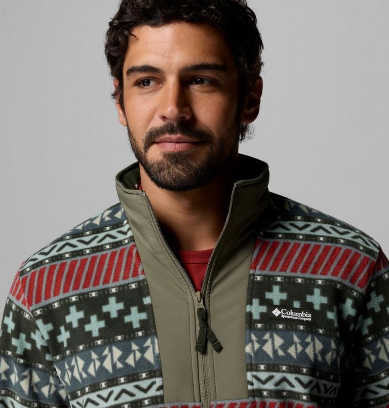 Veste Polaire Imprim&eacute;e Sequoia Grove II Homme, Color: Greenscape Wizard Island, image 6