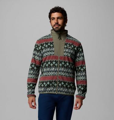 Veste Polaire Imprim&eacute;e Sequoia Grove II Homme, Color: Greenscape Wizard Island, image 17