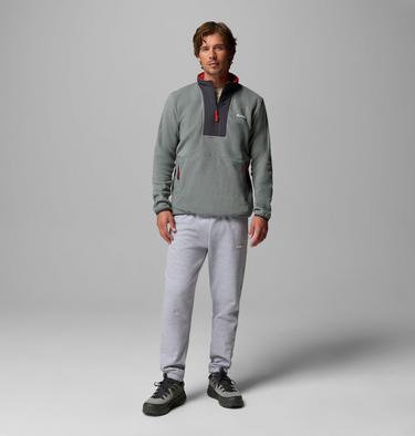 Forro polar con media cremallera Sequoia Grove II para hombre, Color: Sedona Sage, Shark, image 6