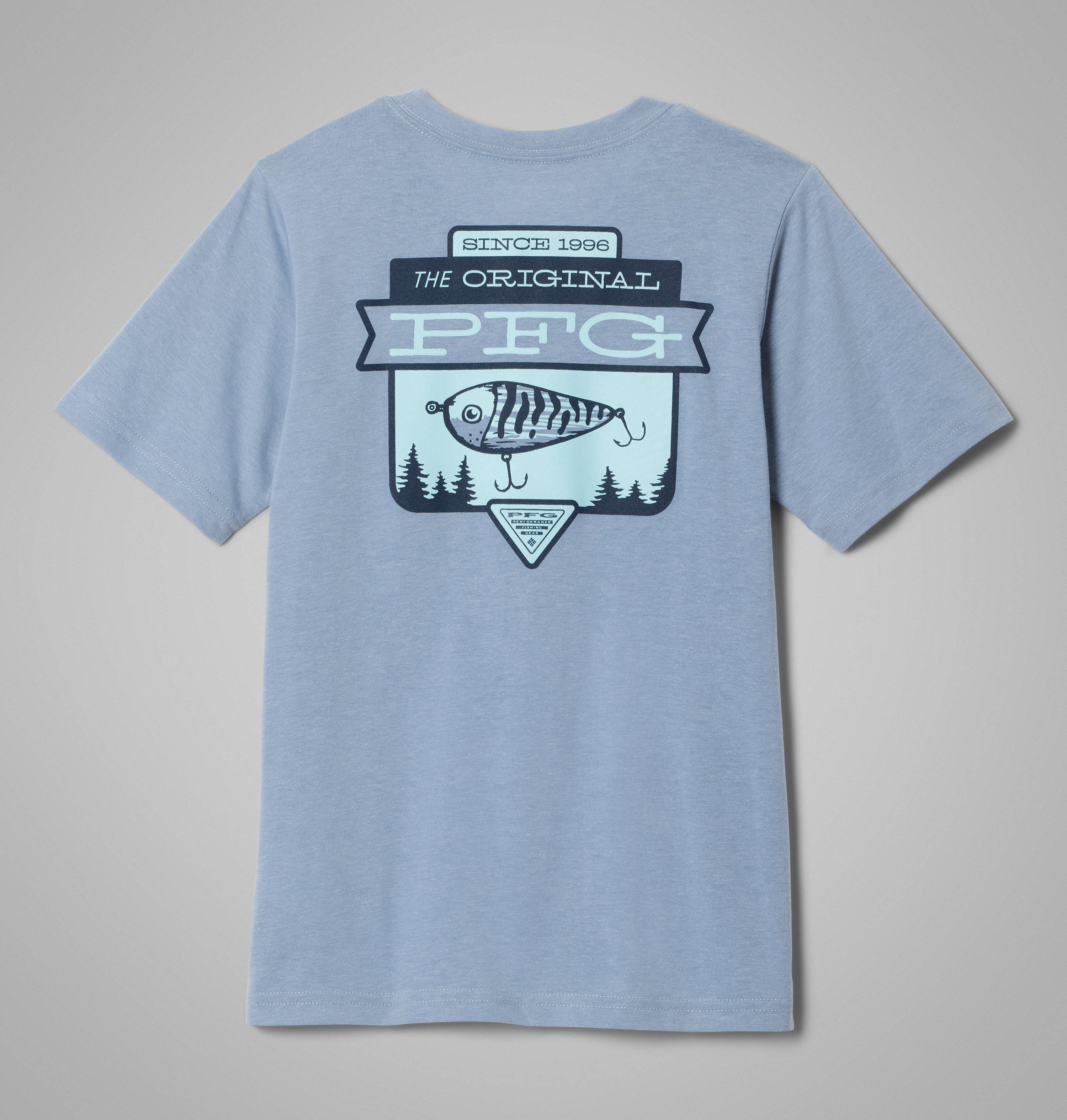 Kids' PFG Hot Mark Short Sleeve Shirt | 445 | L 1