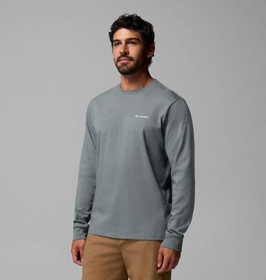 Men's CSC Graphic Long Sleeve T-Shirt, Color: Sedona Sage Textured Scene, image 4
