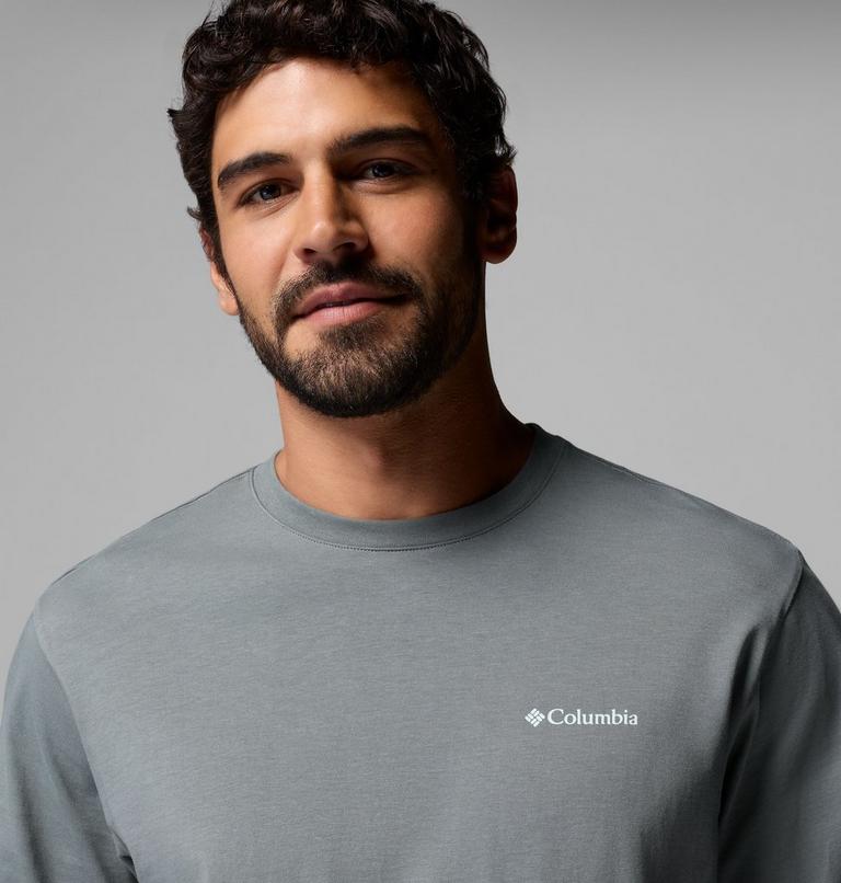 Men's CSC Graphic Long Sleeve T-Shirt, Color: Sedona Sage Textured Scene, image 5