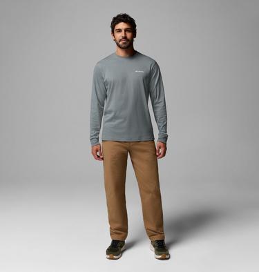 Men's CSC Graphic Long Sleeve T-Shirt, Color: Sedona Sage Textured Scene, image 2