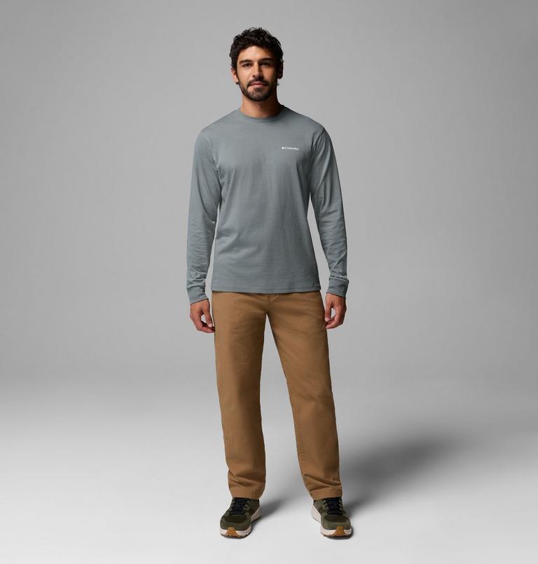 Men's CSC Graphic Long Sleeve T-Shirt, Color: Sedona Sage Textured Scene, image 2