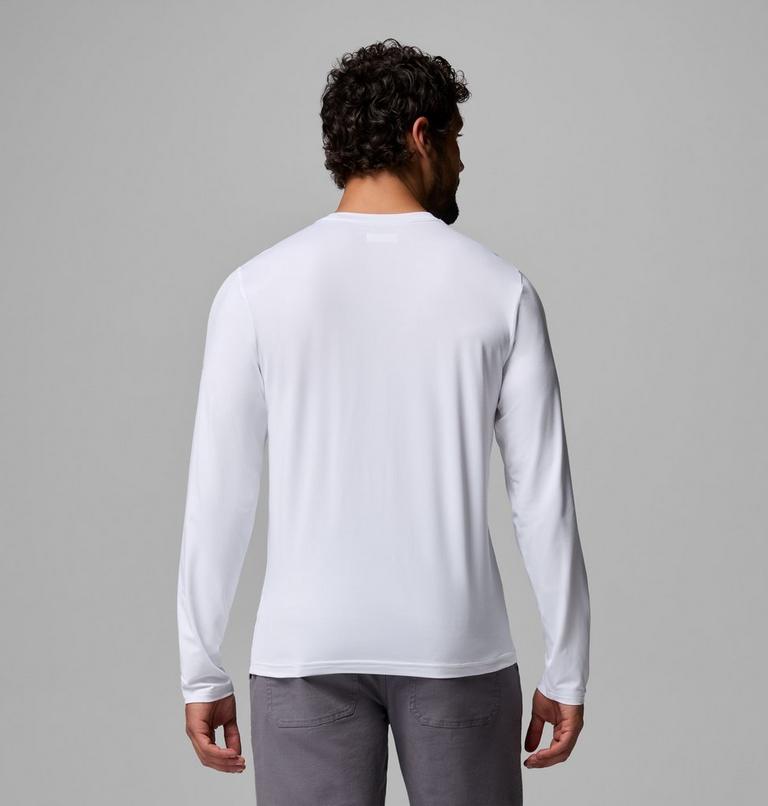 Men's Parsons Point Long Sleeve Graphic T-Shirt, Color: White Zigzag Climb, image 3