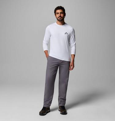Men's Parsons Point Long Sleeve Graphic T-Shirt, Color: White Zigzag Climb, image 8