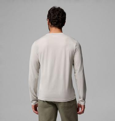 Camiseta con estampado de manga larga Parsons Point para hombre, Color: Dark Stone Heather Framed Peakscape, image 11
