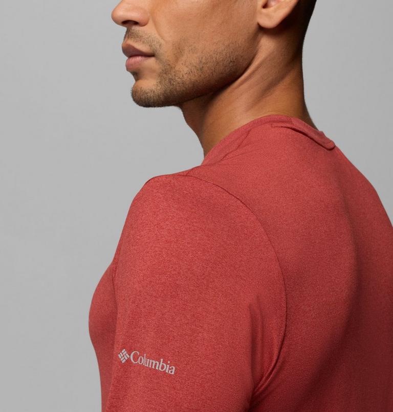 Men's Parsons Point Long Sleeve Graphic T-Shirt, Color: Red Oxide Heather Zigzag Climb, image 7