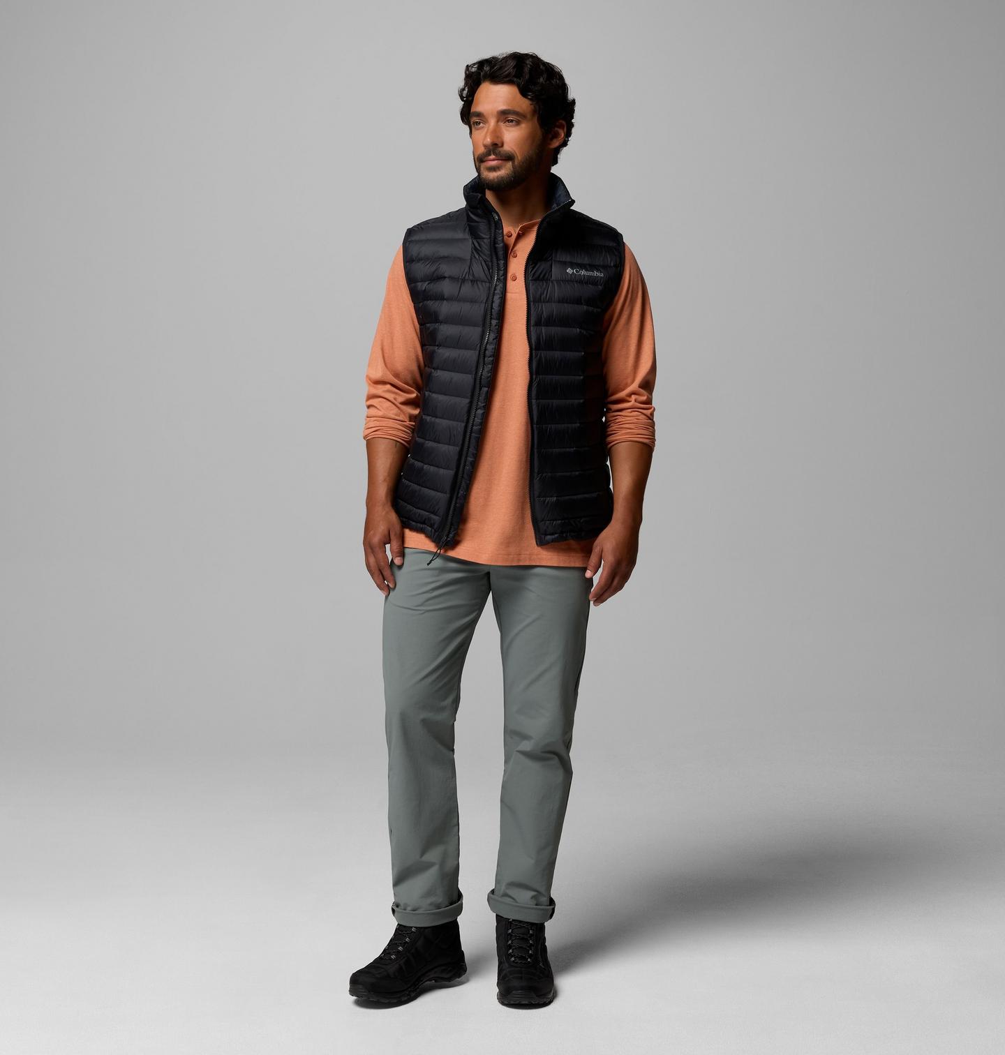 Мужской жилет Columbia Corelite Down Vest, цвет: Чёрный — фото 2