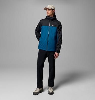 Men's Inner Limits Insulated Waterproof Jacket, Color: Phoenix Blue, Black, image 8